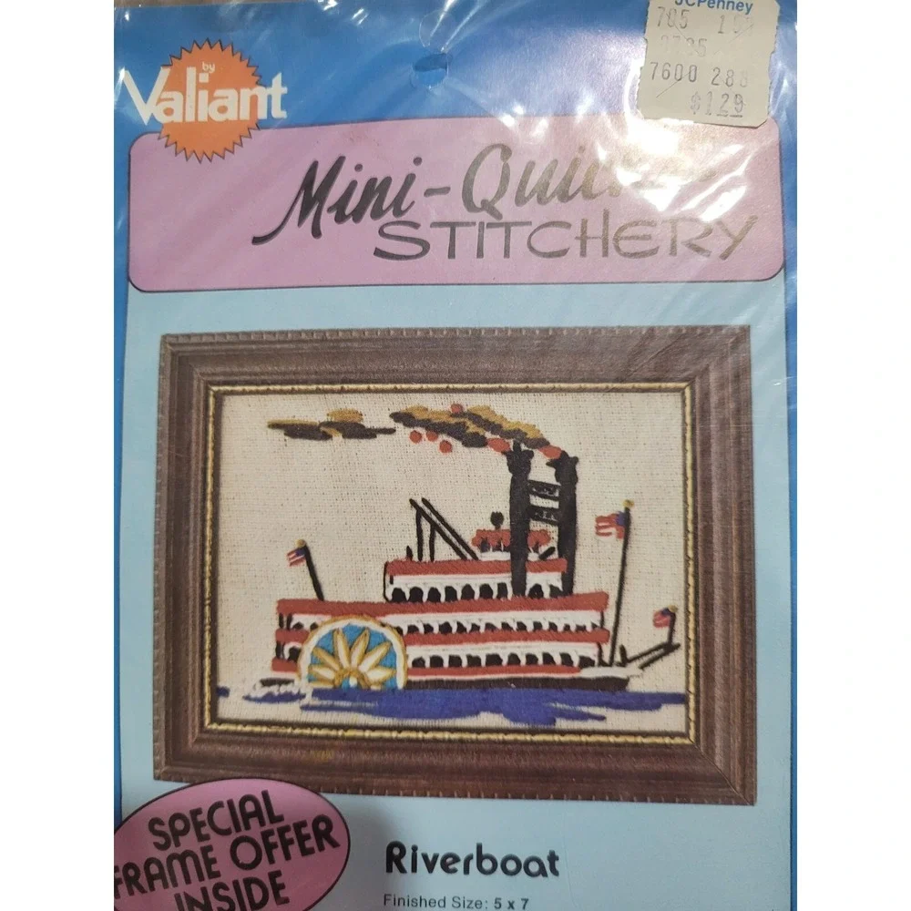 Riverboat Stitchery NEW Valiant Mini-Quicks Stitchery RIVERBOAT 5
